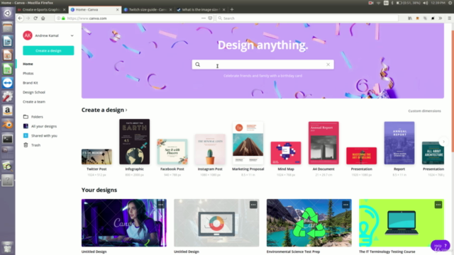 Create e-Sports Graphics w/ Canva – Screenshot 2