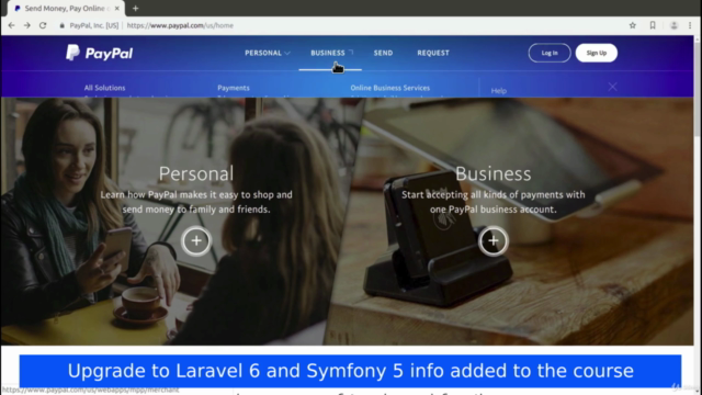 PayPal Payment Integration with PHP, Laravel and Symfony – Screenshot 1