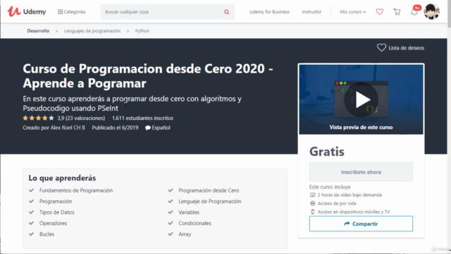 Aprende a Programar desde Cero: Fundamentos de la Web – Screenshot 1