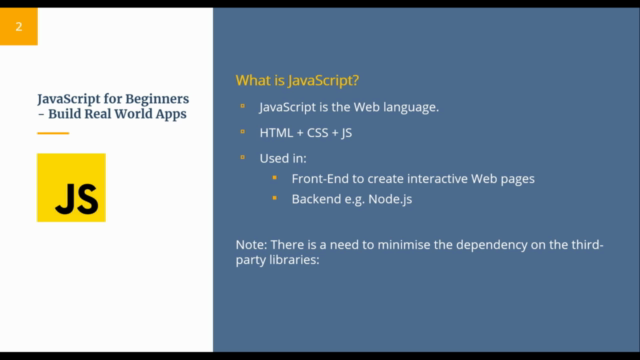 JavaScript for Beginners - Build Real World Apps (Arabic) - Screenshot_02