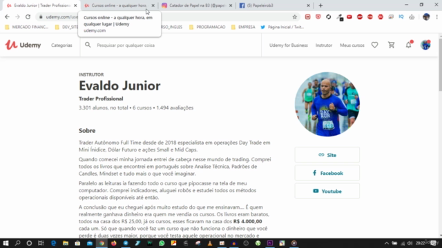 Análise Técnica para Investimentos na Bolsa de Valores – Screenshot 1