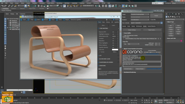 3ds max Corona Rendering Upgrade 1.6 Modulo 5 – Screenshot 4
