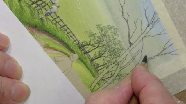 How to Draw Figures in Landscapes with Pastel Pencils – Screenshot 3