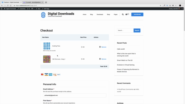 How To Make A Digital Download Website With WordPress – Screenshot 3