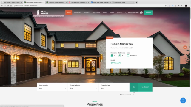 How To Make A Real Estate Website With WordPress – Screenshot 2
