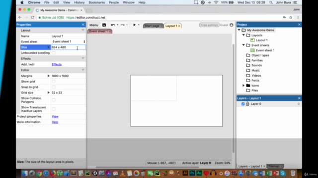 Construct 3 Game Development: Build 2D Games Without Coding – Screenshot 1