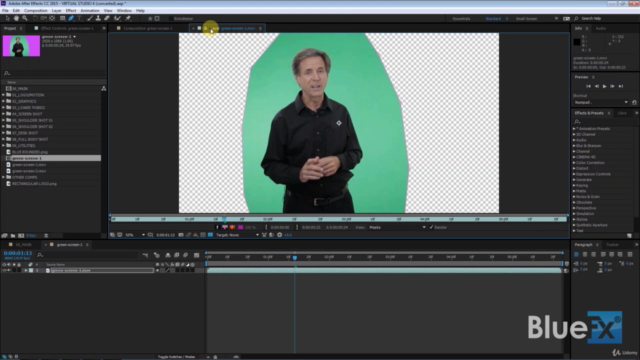 Advanced Green Screen Editing in After Effects – Screenshot 3