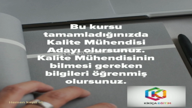 Sertifikalı Kalite Mühendisi Yetiştirme Programı – Screenshot 3