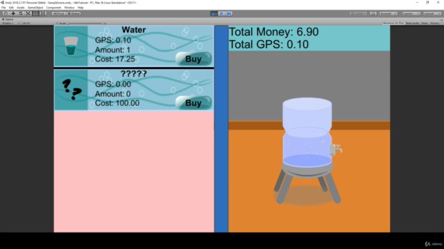 Unity Tutorial: Idle, Clicker, Incremental Game - Screenshot_01