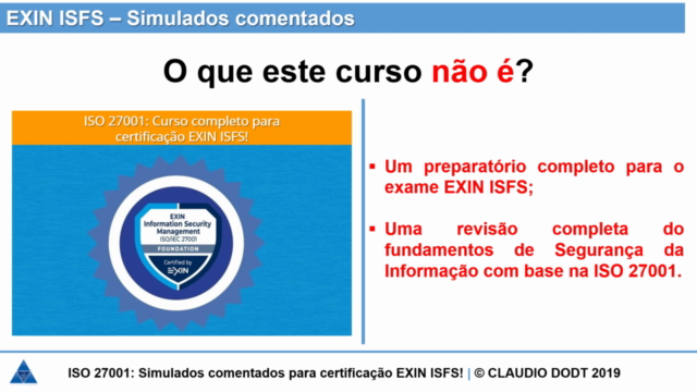 ISO 27001: Simulados comentados para certificação EXIN ISFS! – Screenshot 4