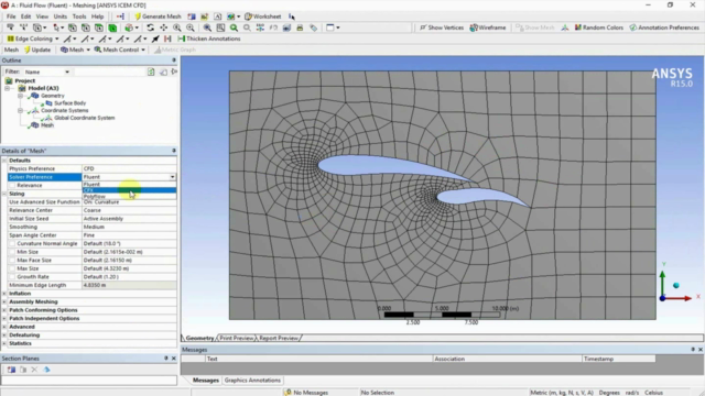 ANSYS Fluent CFD (part A _ mesh optimization) – Screenshot 2