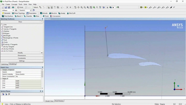ANSYS Fluent CFD (part A _ mesh optimization) – Screenshot 3