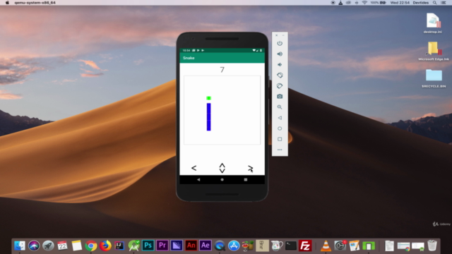 Build a classic Snake game for Android – Screenshot 3