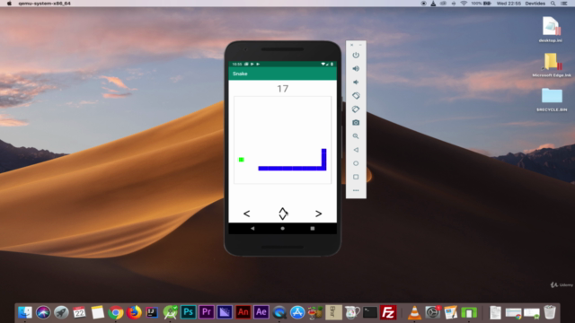 Build a classic Snake game for Android – Screenshot 4