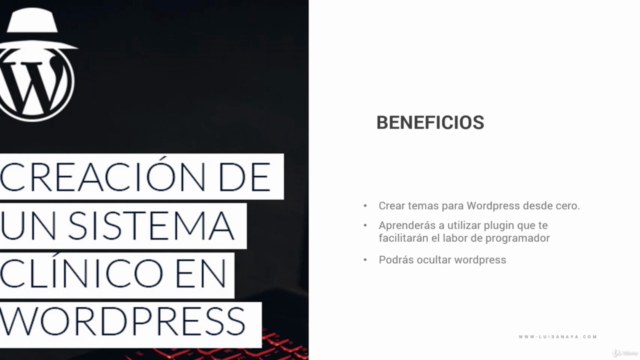 Creación de un sistema clínico en Wordpress – Screenshot 1