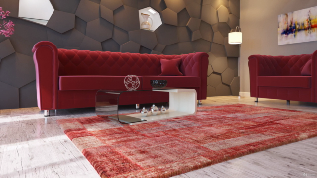SAV interior (3ds max & Vray) – Screenshot 4