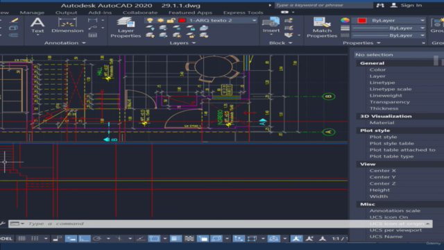 Curso de dibujo de planos en Autocad – Screenshot 2