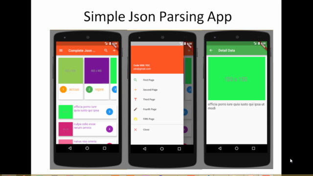 Flutter API & JSON Course Build Real ios&Android(4 Real App) – Screenshot 1