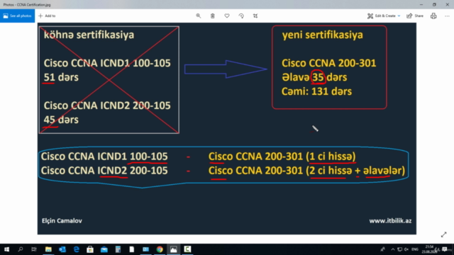 Cisco CCNA 200-301 video kursu (1ci hissə) – Screenshot 4