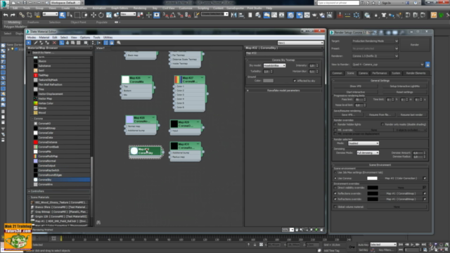 3ds max Corona Mappe e Materiali Modulo 3 – Screenshot 2