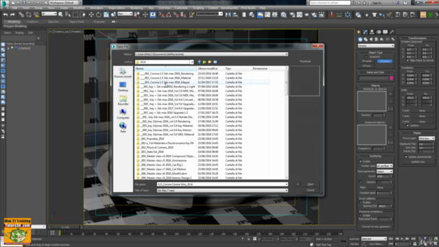 3ds max Corona Mappe e Materiali Modulo 3 – Screenshot 4