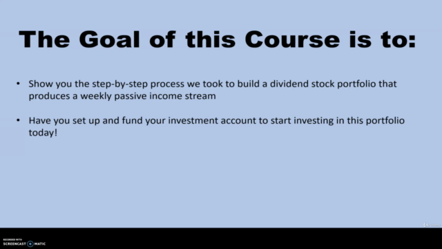 How to build a Weekly Passive Income with Dividend Investing – Screenshot 2
