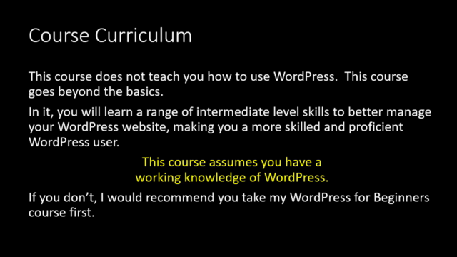 WordPress Intermediate Skills - The Next Steps - Screenshot_02