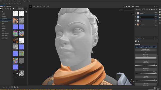 Stylized Female Character Creation - Complete Game Pipeline – Screenshot 4