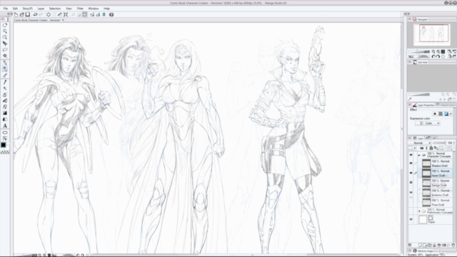 Comic Book Character Design: Superheroines – Screenshot 2