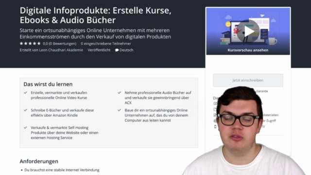 Digitale Infoprodukte: Erstelle Kurse, Ebooks & Audio Bücher – Screenshot 1