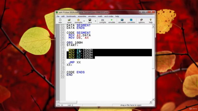 Programación en ensamblador 8086 con proteus – Screenshot 4