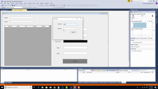 C# Basic and Advanced:  Creating a Point of Sale System - Screenshot_01