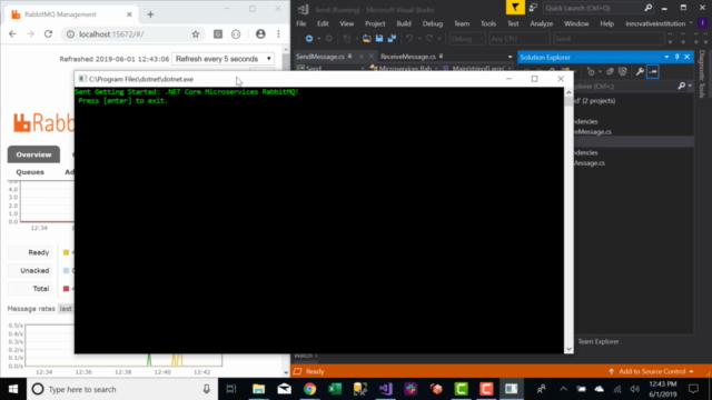 Getting Started .NET Core Microservices RabbitMQ - Screenshot_01