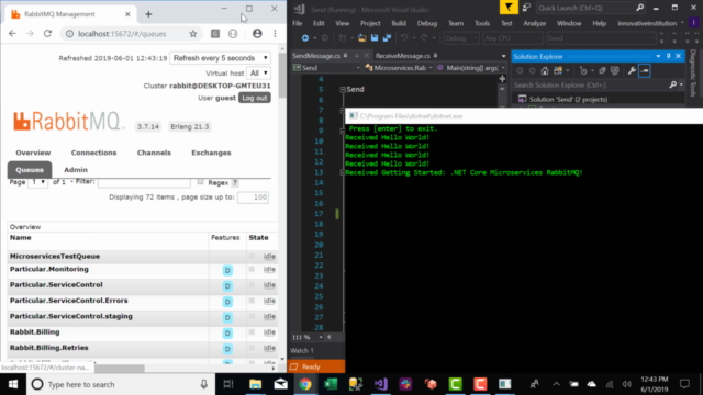 Getting Started .NET Core Microservices RabbitMQ - Screenshot_02