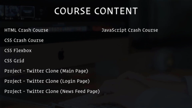 Front End Web Development Bootcamp - Build a Twitter Clone – Screenshot 1