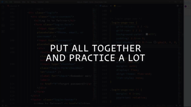 Front End Web Development Bootcamp - Build a Twitter Clone – Screenshot 3