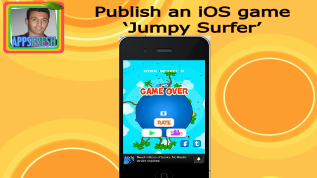 Make an iPhone game without Programming: Round Flappy Bird – Screenshot 1