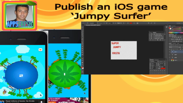Make an iPhone game without Programming: Round Flappy Bird – Screenshot 3