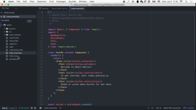 React Native 进阶培训 – Screenshot 2