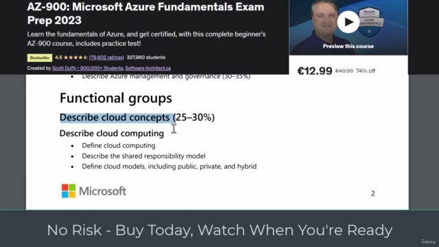 AZ-900: Microsoft Azure Fundamentals Exam Prep - APR 2024 - Screenshot_04
