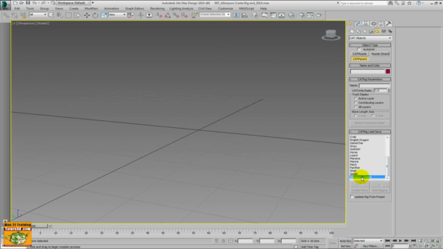 3ds max Cat Rigging Modulo 1 – Screenshot 2