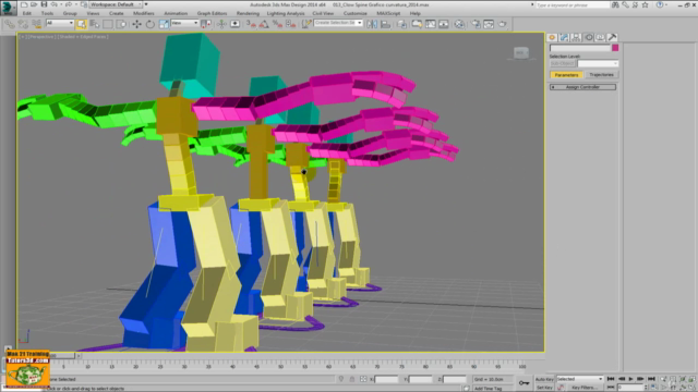 3ds max Cat Rigging Modulo 1 – Screenshot 3