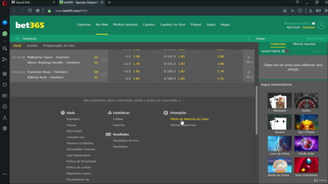 Mexendo e apostando no BET365 passo a passo – Screenshot 4