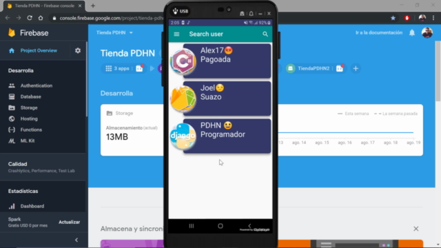 Curso Flutter & Dart y Firebase crud en servicios full stack – Screenshot 1
