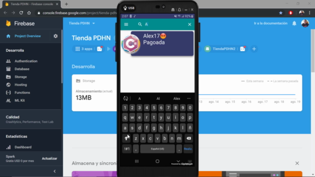 Curso Flutter & Dart y Firebase crud en servicios full stack – Screenshot 2