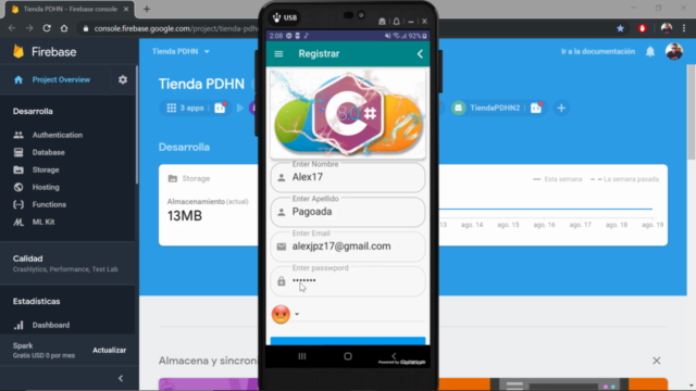 Curso Flutter & Dart y Firebase crud en servicios full stack – Screenshot 3
