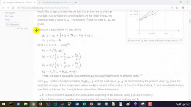 Runge-Kutta Method in Python and MATLAB – Screenshot 2