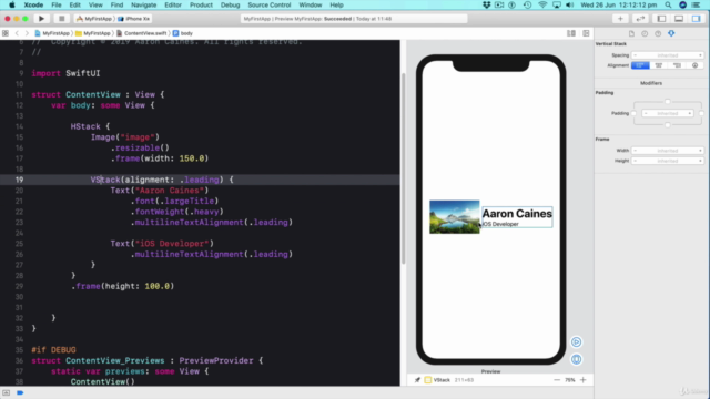 Introduction to SwiftUI - Create Your First App – Screenshot 2