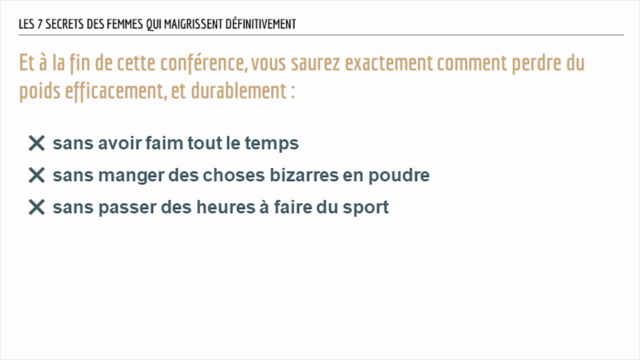 Les 7 secrets des femmes qui maigrissent définitivement – Screenshot 1