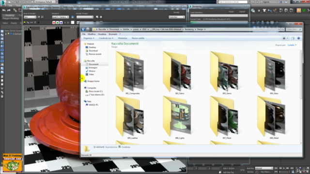 3ds max Iray + vMaterial Design Modulo 9 – Screenshot 2